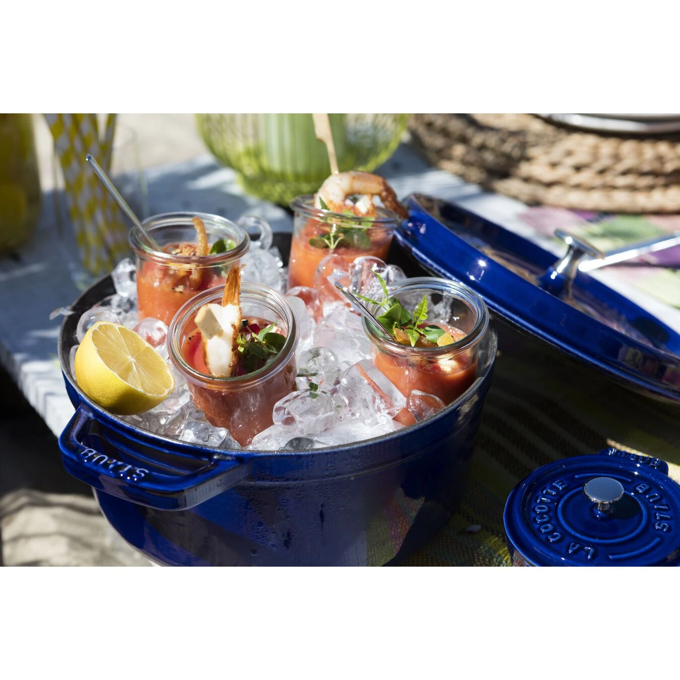 Staub Cocotte Rotonda - 28 Cm, Blu Scuro 5 Staub Cocotte Rotonda - 28 Cm, Blu Scuro - immagine 5