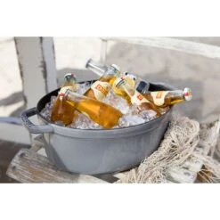 Staub Cocotte Ovale - 31 Cm, Colore Grigio Grafite 11 Staub Cocotte Ovale - 31 Cm, Colore Grigio Grafite -Staub Shop 000010999