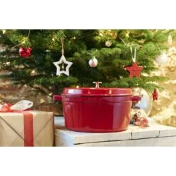 Staub Cocotte Rotonda - 30 Cm, Ciliegia -Staub Shop 000011021