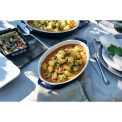 Staub Pirofila Ovale - 23 Cm, Blu Scuro 8 Staub Pirofila Ovale - 23 Cm, Blu Scuro -Staub Shop 000011067