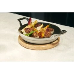 Staub Pirofila Rotonda - 12 Cm, Colore Grigio Grafite 6 Staub Pirofila Rotonda - 12 Cm, Colore Grigio Grafite -Staub Shop 000013526