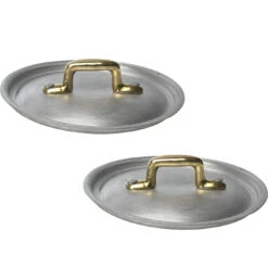 Ballarini ServInTavola - 2 Coperchi 11 Cm, Alluminio