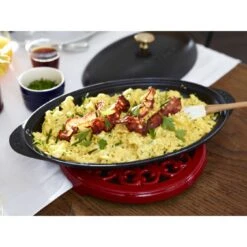 Staub Pirofila Con Coperchio Ovale - 31 Cm, Nero 10 Staub Pirofila Con Coperchio Ovale - 31 Cm, Nero -Staub Shop 000017146