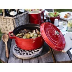 Staub Cocotte Rotonda - 26 Cm, Ciliegia 11 Staub Cocotte Rotonda - 26 Cm, Ciliegia -Staub Shop 000017190