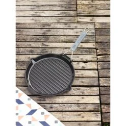 Staub Grill Con Becchi Rotonda - 28 Cm, Nero 7 Staub Grill Con Becchi Rotonda - 28 Cm, Nero -Staub Shop 000017230