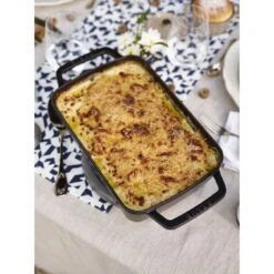 Staub Pirofila Rettangolare - 30 X 20 Cm, Grigio Grafite 5 Staub Pirofila Rettangolare - 30 X 20 Cm, Grigio Grafite -Staub Shop 000017271