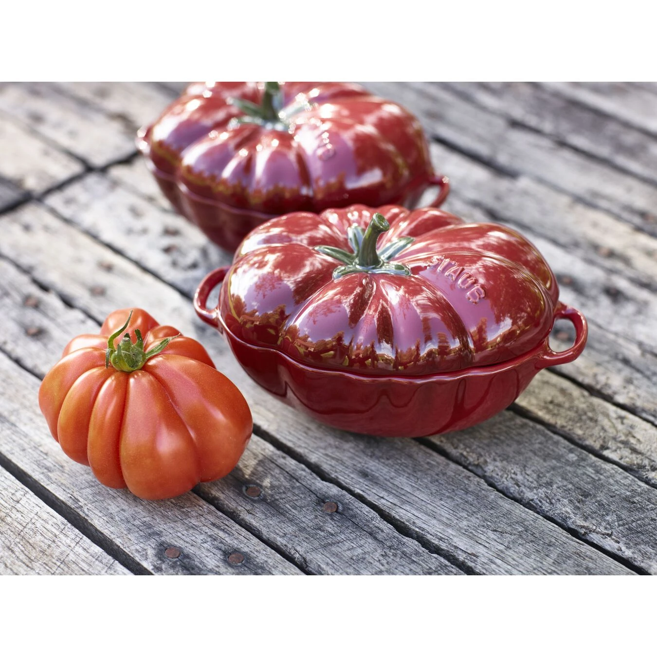 Staub Cocotte Pomodoro - 16 Cm, Ciliegia 4 Staub Cocotte Pomodoro - 16 Cm, Ciliegia - immagine 4