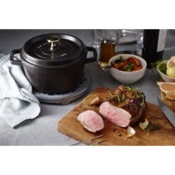 Staub Cocotte Rotonda - 20 Cm, Nera 11 Staub Cocotte Rotonda - 20 Cm, Nera -Staub Shop 000017494