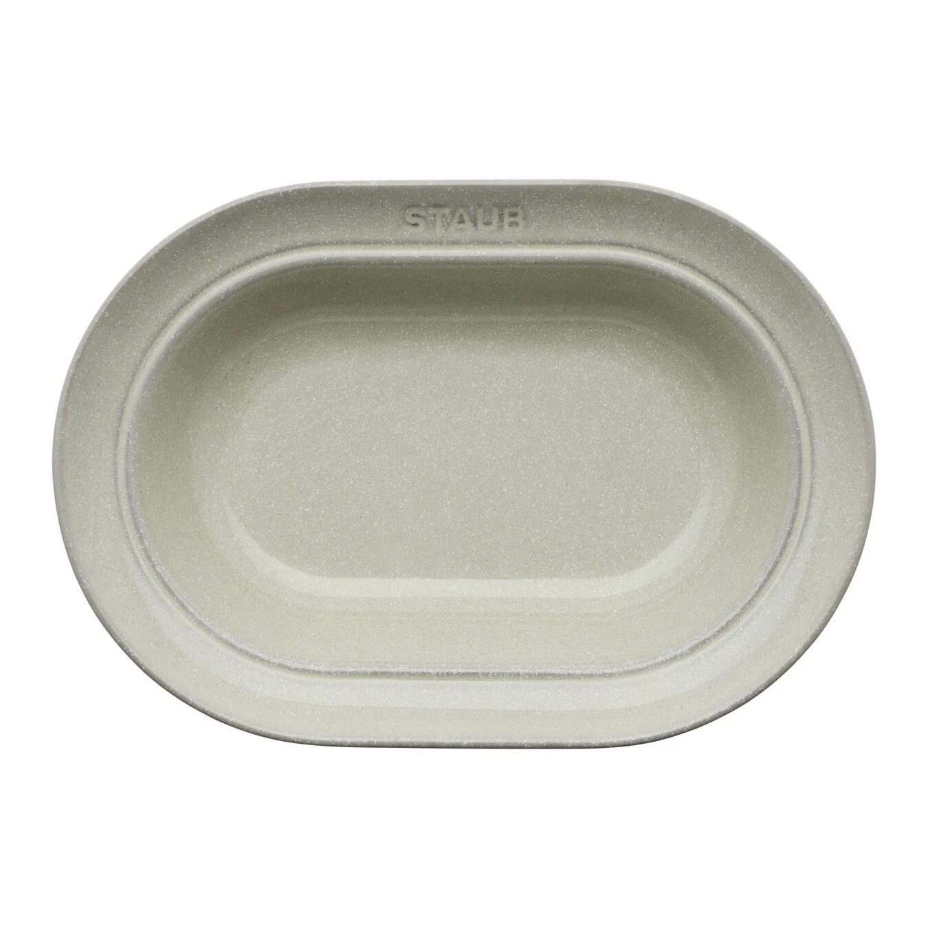 Staub Piatto Ovale - 25 Cm, Tartufo Bianco 2 Staub Piatto Ovale - 25 Cm, Tartufo Bianco - immagine 2