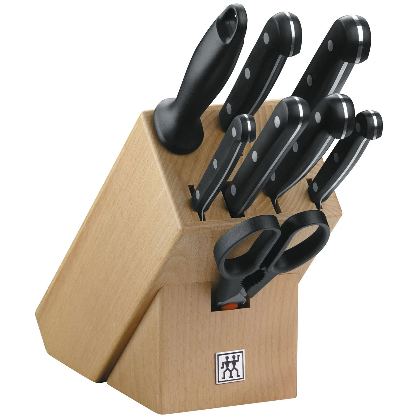 Zwilling Set Di Coltelli Con Ceppo - 9-pz., Naturale 1 Zwilling Set Di Coltelli Con Ceppo - 9-pz., Naturale
