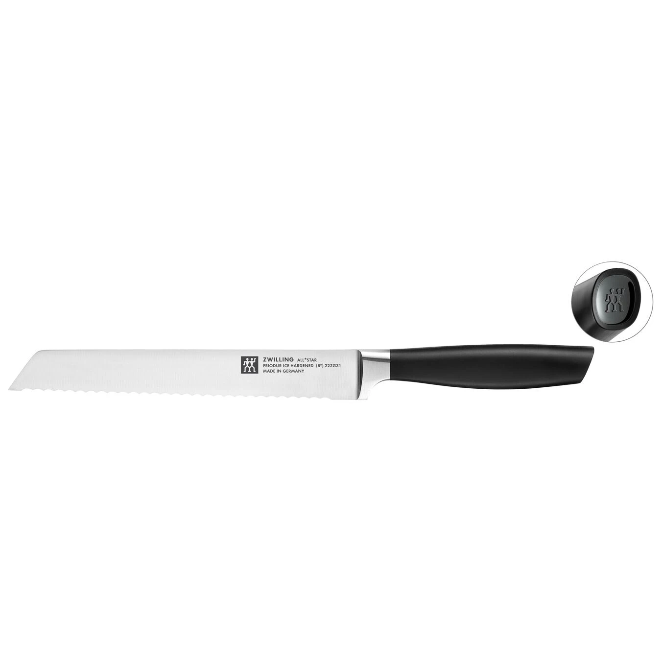 Zwilling Coltello Da Pane 20 Cm, Nero 1 Zwilling Coltello Da Pane 20 Cm, Nero