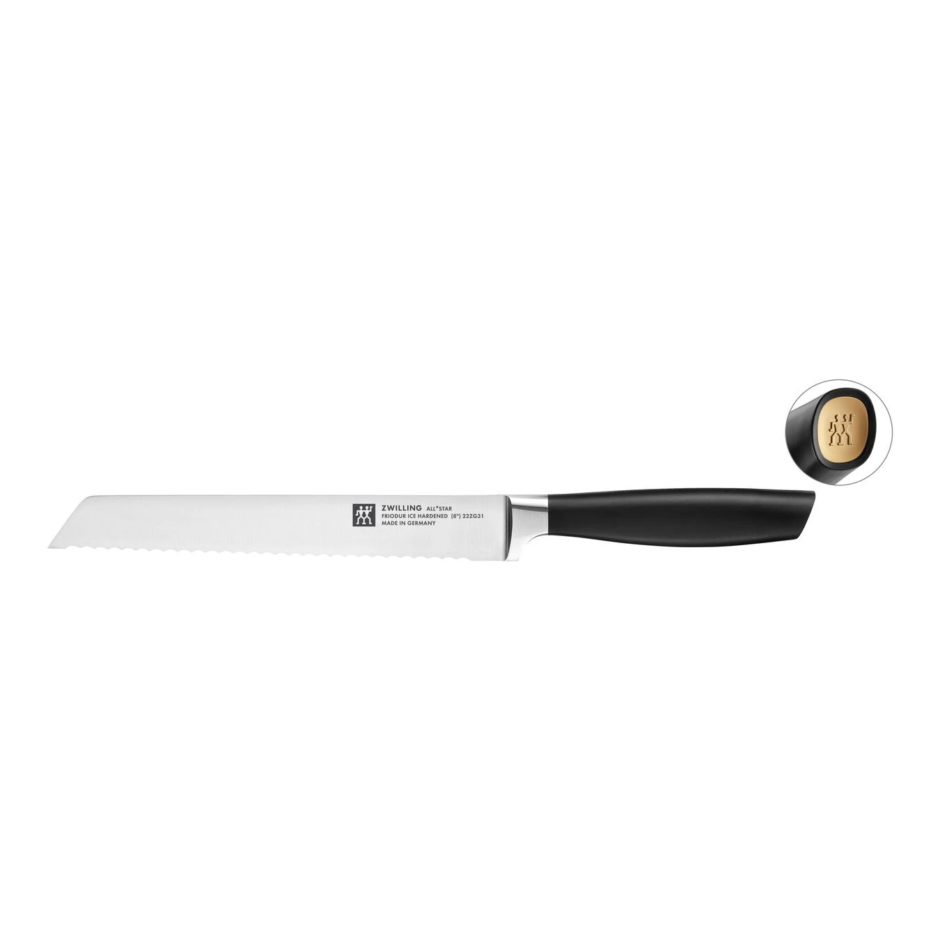 Zwilling Coltello Da Pane 20 Cm, Oro Opaco 1 Zwilling Coltello Da Pane 20 Cm, Oro Opaco