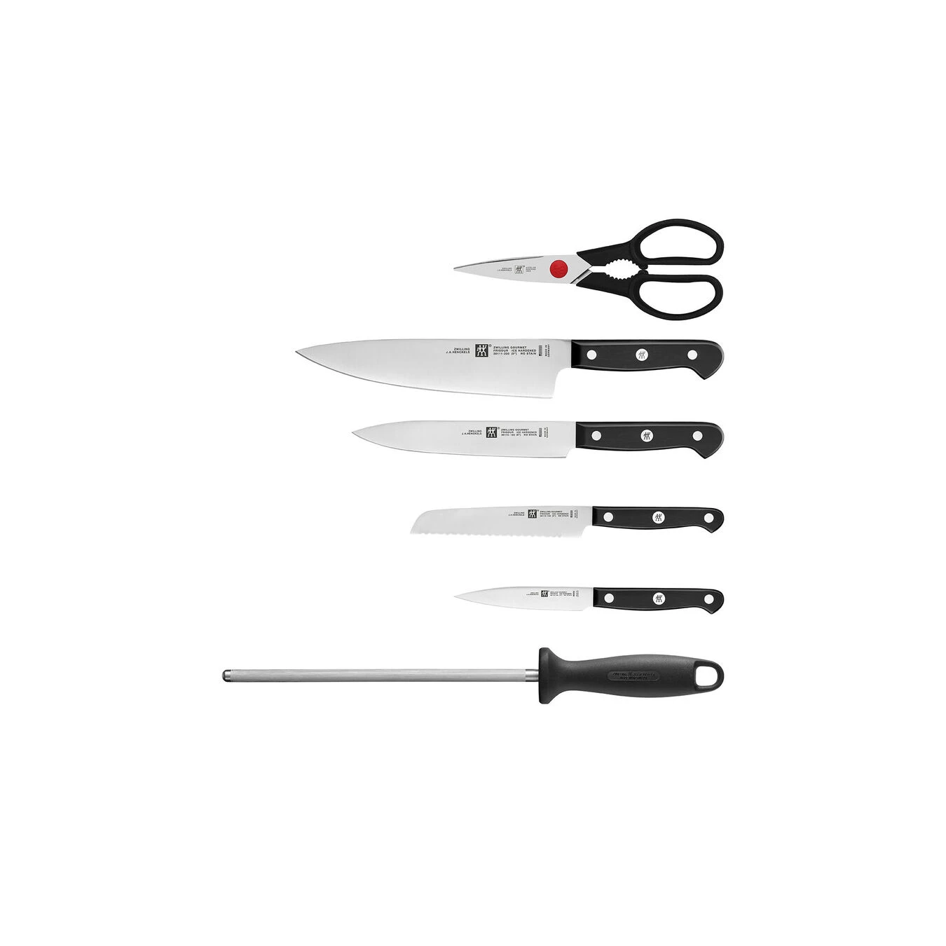 Zwilling Set Di Coltelli Con Ceppo - 7-pz., Naturale 2 Zwilling Set Di Coltelli Con Ceppo - 7-pz., Naturale - immagine 2