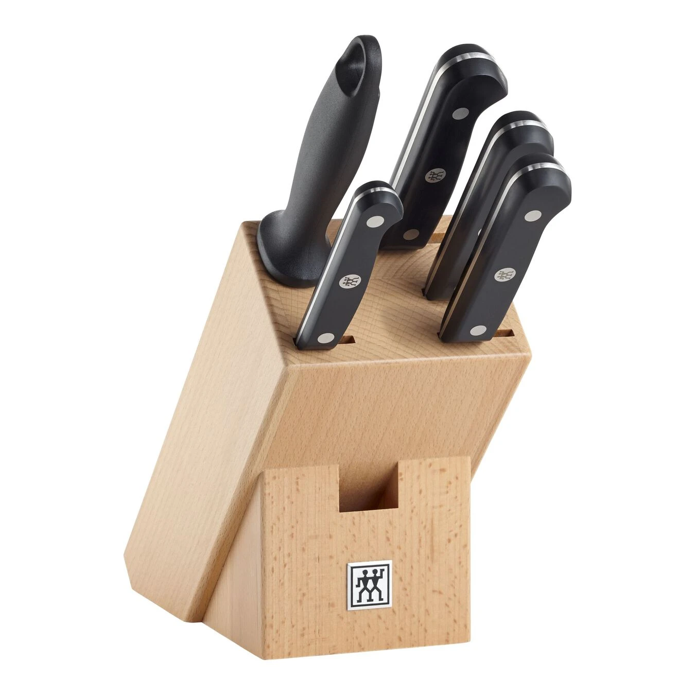 Zwilling Set Di Coltelli Con Ceppo - 6-pz., Naturale 1 Zwilling Set Di Coltelli Con Ceppo - 6-pz., Naturale