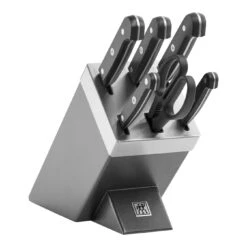 Zwilling Set Di Coltelli Con Ceppo Con Sistema Autoaffilante - 7-pz., Grigio