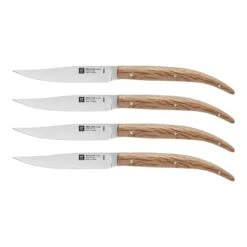 Zwilling Set Da Bistecca Liscio, Naturale