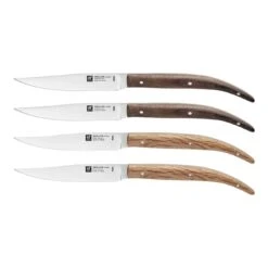 Zwilling Set Da Bistecca Liscio, Marrone