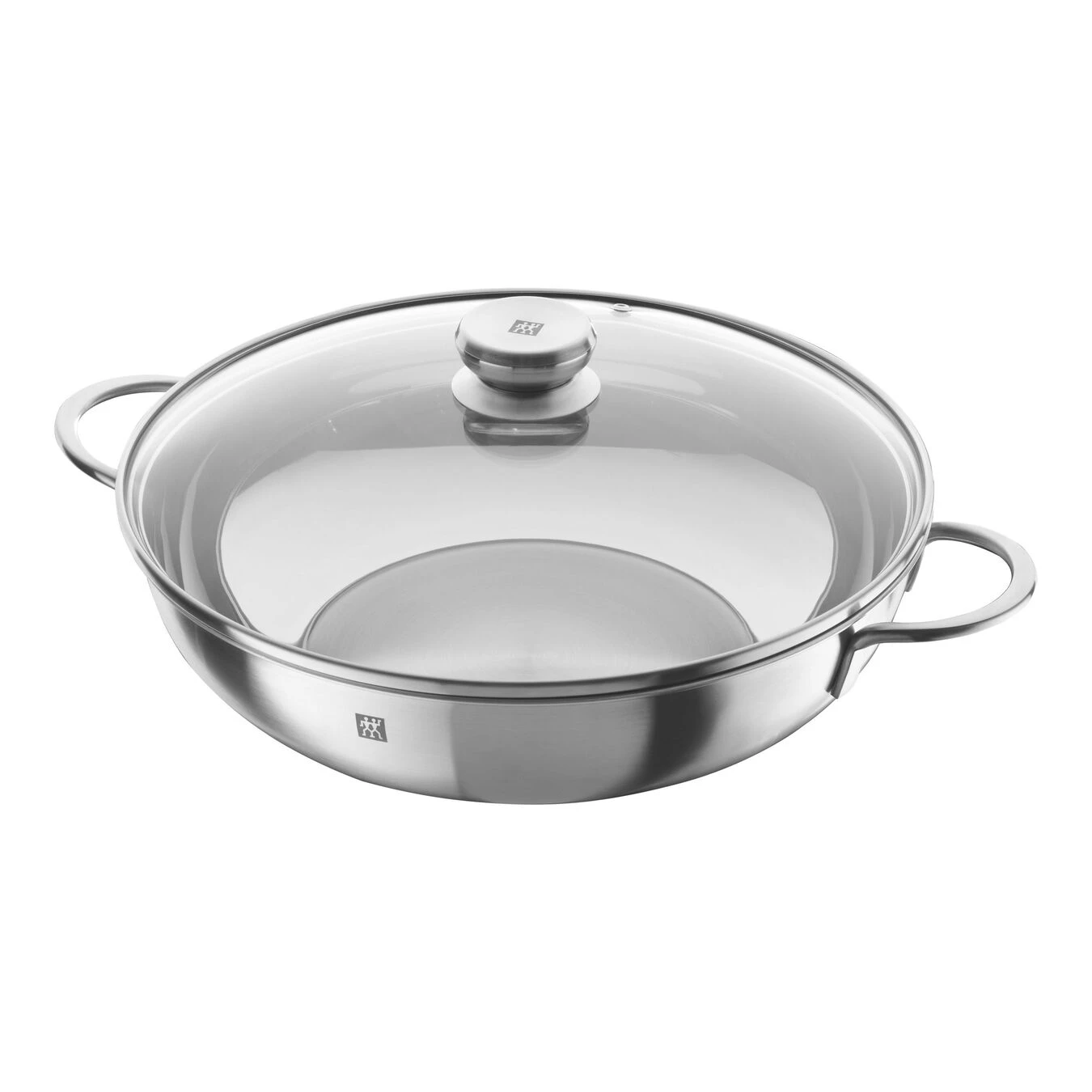 Zwilling Wok - 32 Cm, 18/10 Acciaio Inossidabile 1 Zwilling Wok - 32 Cm, 18/10 Acciaio Inossidabile