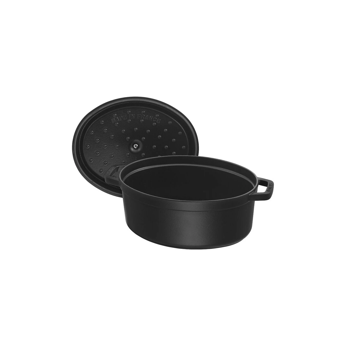 Staub Cocotte Ovale - 17 Cm, Nera 2 Staub Cocotte Ovale - 17 Cm, Nera - immagine 2