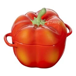 Staub Cocotte Peperone - 11 Cm, Arancione-Rosso
