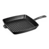 Staub Grill Con Manico Quadrata - 30 X 30 Cm, Nera