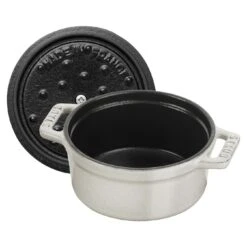 Staub Mini Cocotte Rotonda - 10 Cm, Tartufo Bianco -Staub Shop 40501408 5