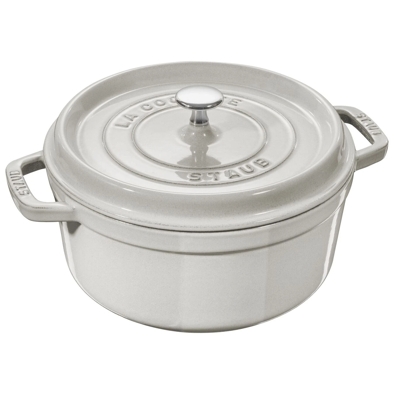 Staub Cocotte Rotonda - 26 Cm, Tartufo Bianco 1 Staub Cocotte Rotonda - 26 Cm, Tartufo Bianco