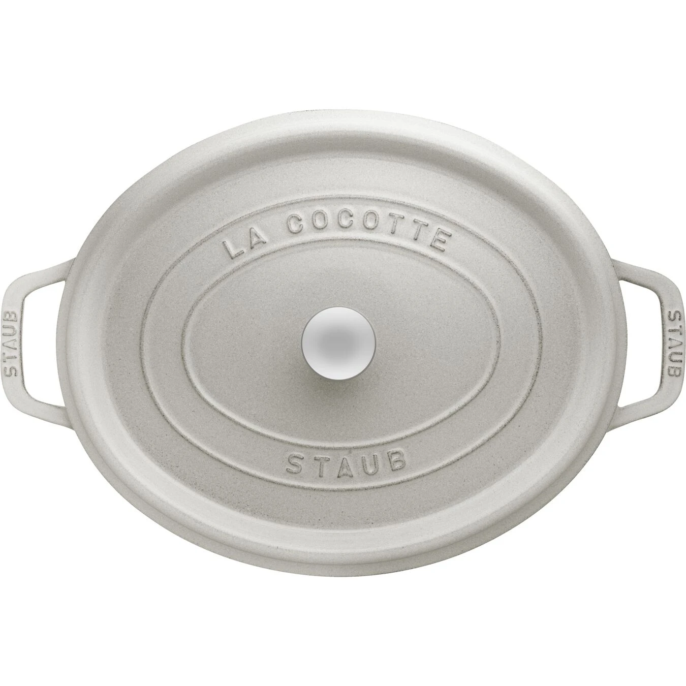Staub Cocotte Ovale - 37 Cm, Tartufo Bianco 3 Staub Cocotte Ovale - 37 Cm, Tartufo Bianco - immagine 3