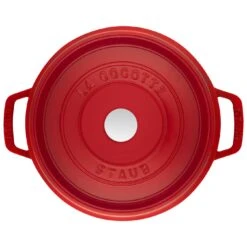Staub Cocotte Vento Rotonda - 24 Cm, Ciliegia 8 Staub Cocotte Vento Rotonda - 24 Cm, Ciliegia -Staub Shop 40501485 3