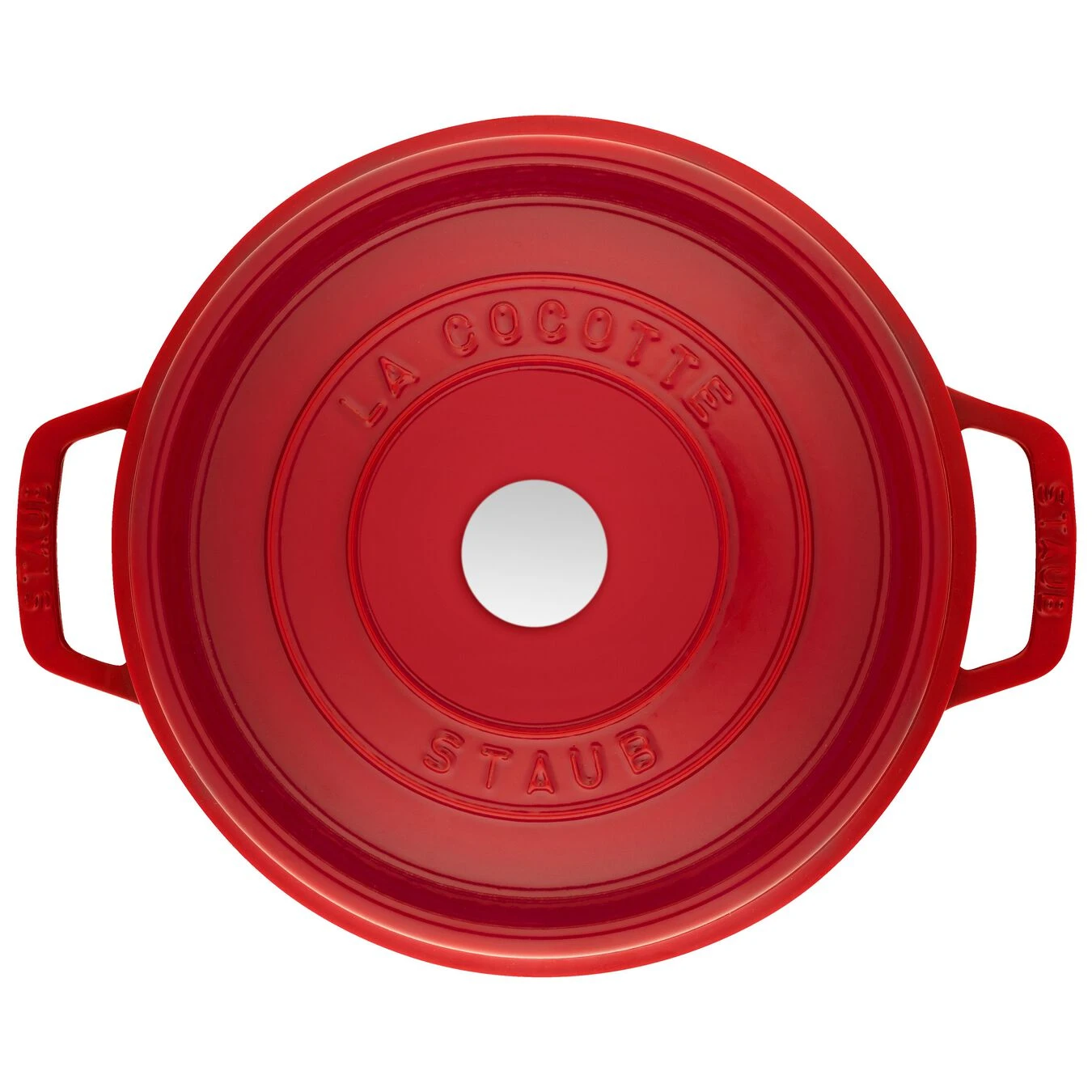 Staub Cocotte Vento Rotonda - 24 Cm, Ciliegia 3 Staub Cocotte Vento Rotonda - 24 Cm, Ciliegia - immagine 3