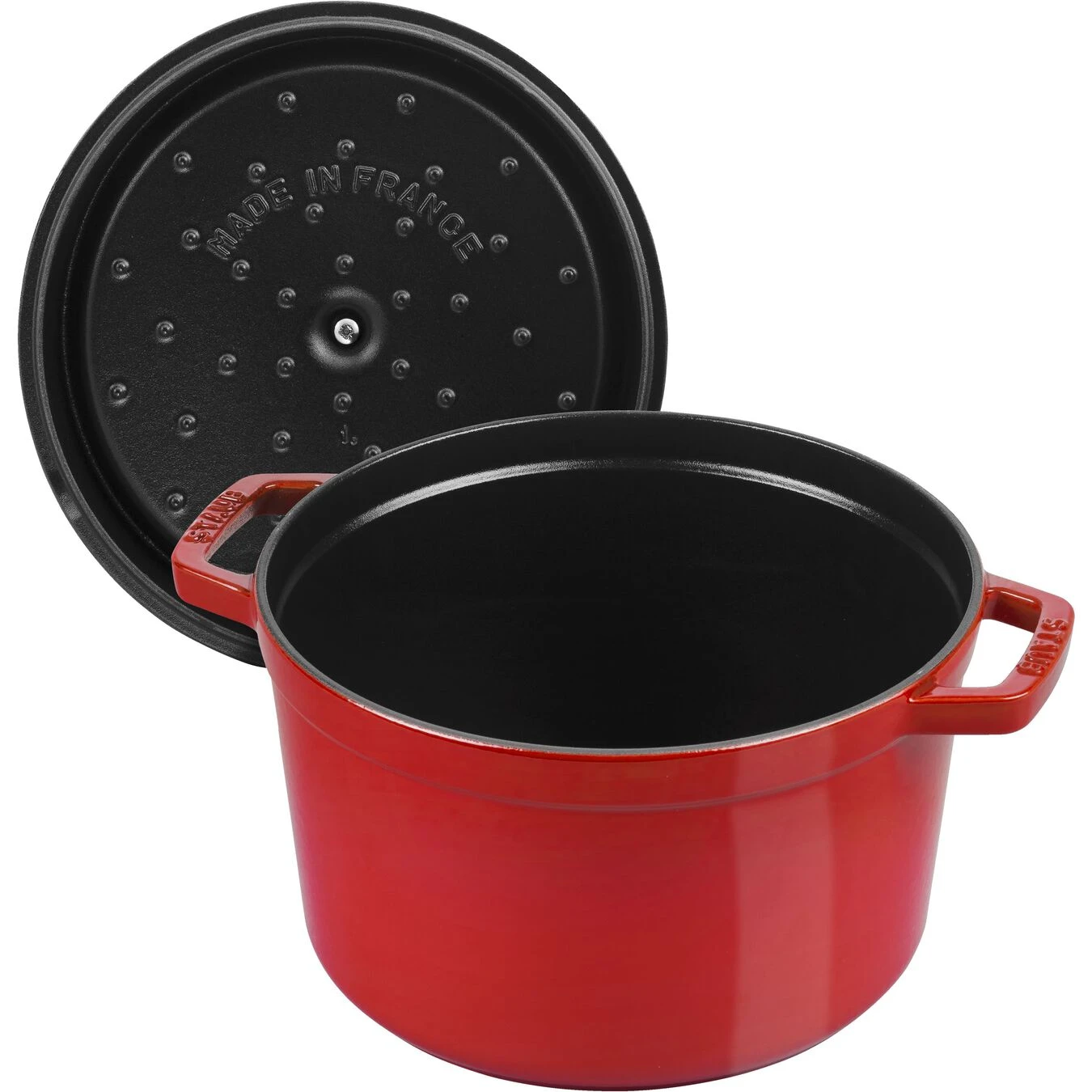 Staub Cocotte Vento Rotonda - 24 Cm, Ciliegia 5 Staub Cocotte Vento Rotonda - 24 Cm, Ciliegia - immagine 5