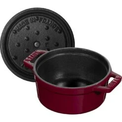 Staub Mini Cocotte Rotonda - 10 Cm, Bordeaux 11 Staub Mini Cocotte Rotonda - 10 Cm, Bordeaux -Staub Shop 40502 281 0 5