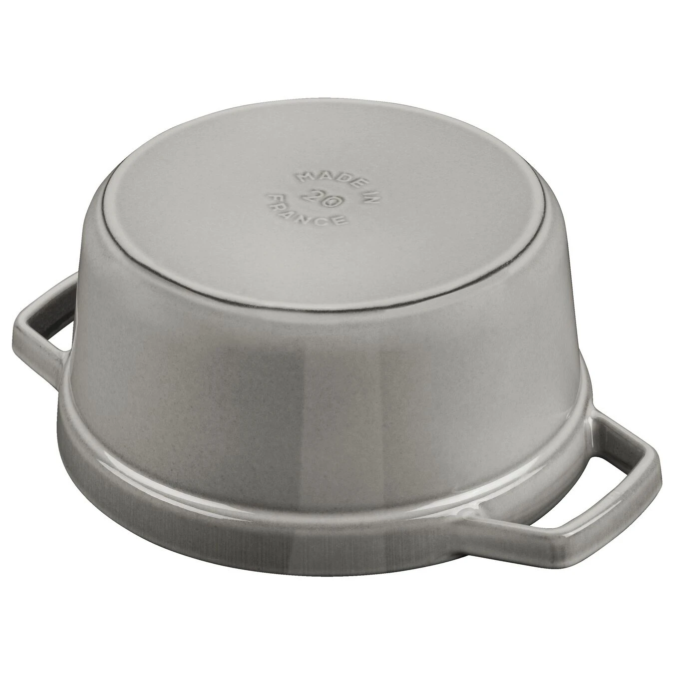 Staub Cocotte Rotonda - 34 Cm, Colore Grigio Grafite 5 Staub Cocotte Rotonda - 34 Cm, Colore Grigio Grafite - immagine 5