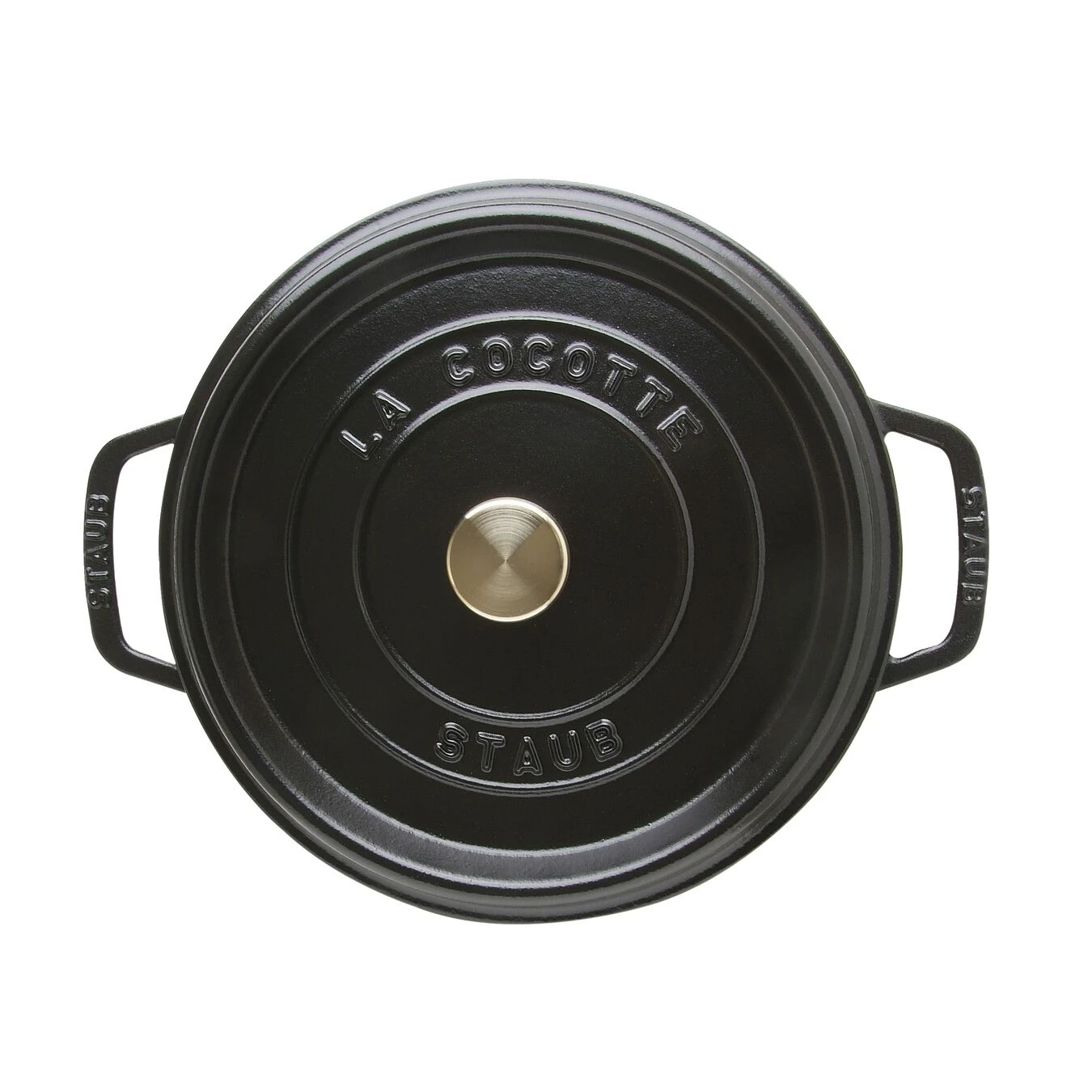 Staub Cocotte Vento Rotonda - 24 Cm, Nero 3 Staub Cocotte Vento Rotonda - 24 Cm, Nero - immagine 3