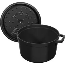 Staub Cocotte Vento Rotonda - 24 Cm, Nero 10 Staub Cocotte Vento Rotonda - 24 Cm, Nero -Staub Shop 40502285 5
