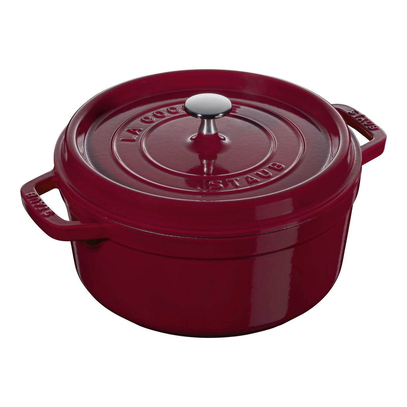 Staub Cocotte Rotonda - 22 Cm, Bordeaux 1 Staub Cocotte Rotonda - 22 Cm, Bordeaux