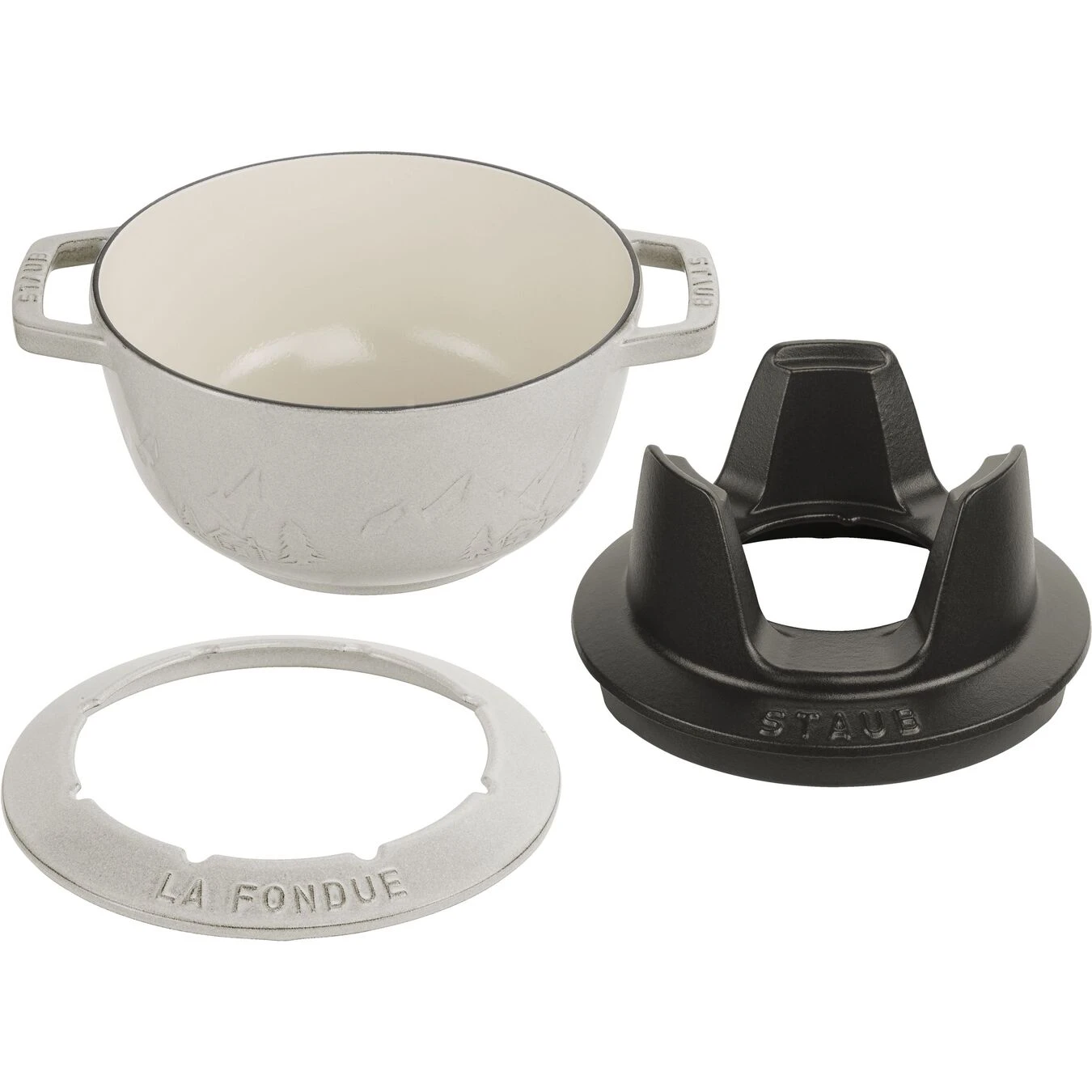 Staub Set Per Fonduta - 10-pz., Ghisa 2 Staub Set Per Fonduta - 10-pz., Ghisa - immagine 2