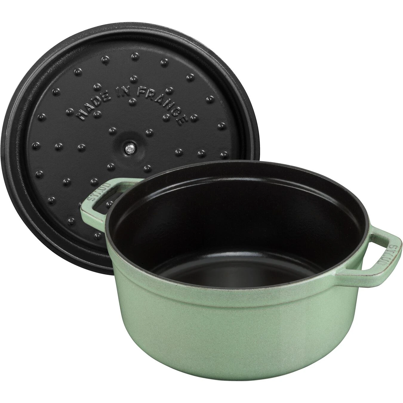 Staub Cocotte Rotonda - 20 Cm, Salvia 2 Staub Cocotte Rotonda - 20 Cm, Salvia - immagine 2