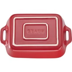 Staub Pirofila Rettangolare - 34 X 24 Cm, Ciliegia 7 Staub Pirofila Rettangolare - 34 X 24 Cm, Ciliegia -Staub Shop 40508 585 2