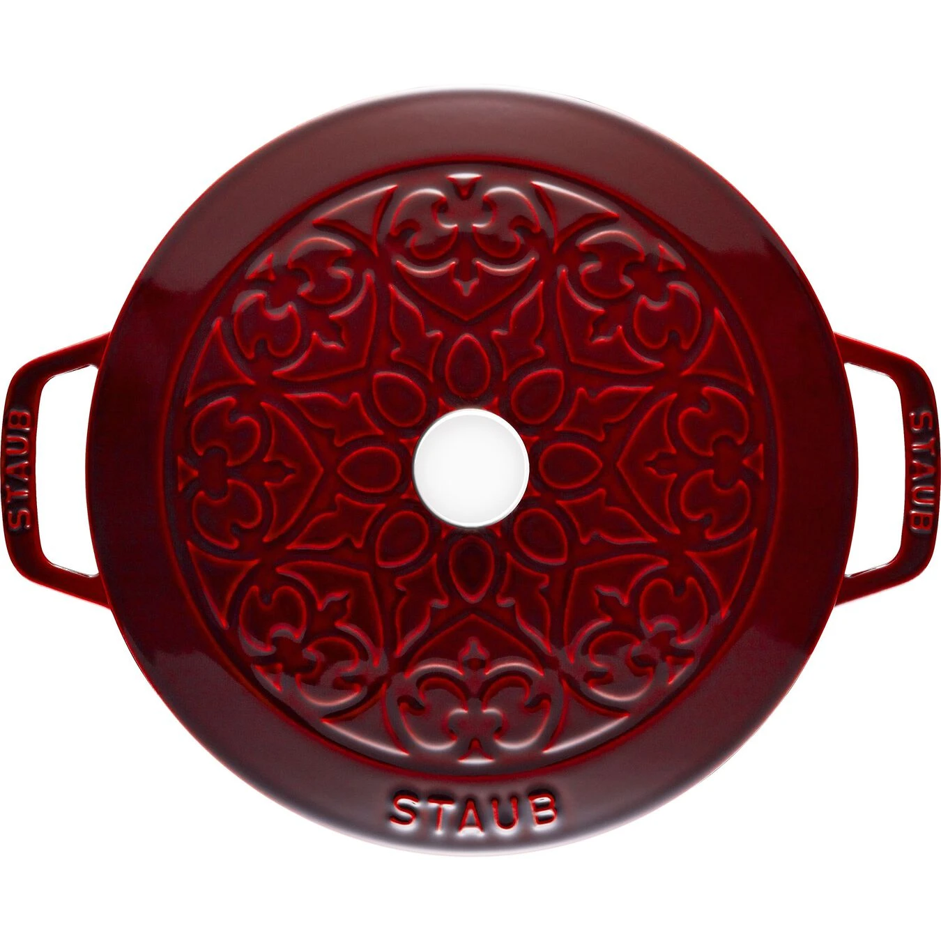 Staub Cocotte Rotonda - 24 Cm, Granatina 3 Staub Cocotte Rotonda - 24 Cm, Granatina - immagine 3