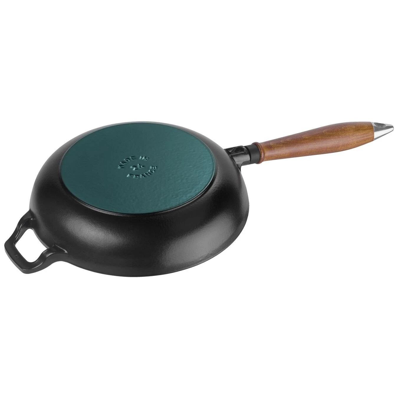 Staub Padella - 24 Cm, Ghisa, Black Matt 2 Staub Padella - 24 Cm, Ghisa, Black Matt - immagine 2