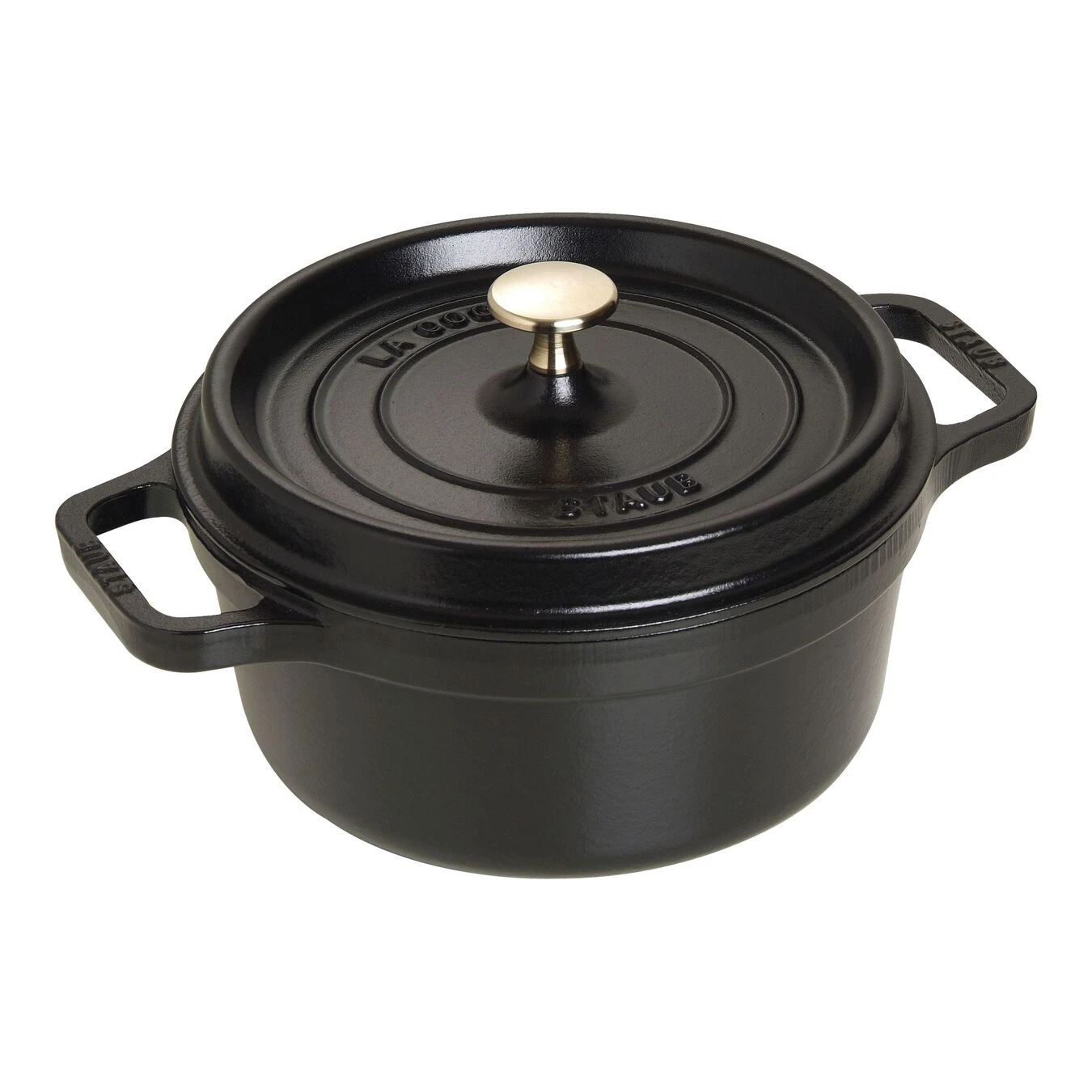 Staub Cocotte Rotonda - 22 Cm, Nera 1 Staub Cocotte Rotonda - 22 Cm, Nera