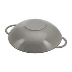 Staub Wok Con Coperchio In Vetro Rotondo - 37 Cm, Grigio Grafite 7 Staub Wok Con Coperchio In Vetro Rotondo - 37 Cm, Grigio Grafite -Staub Shop 40509 336 0 4