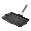 Staub Grill Con Becchi Rettangolare - 34 X 21 Cm, Nero