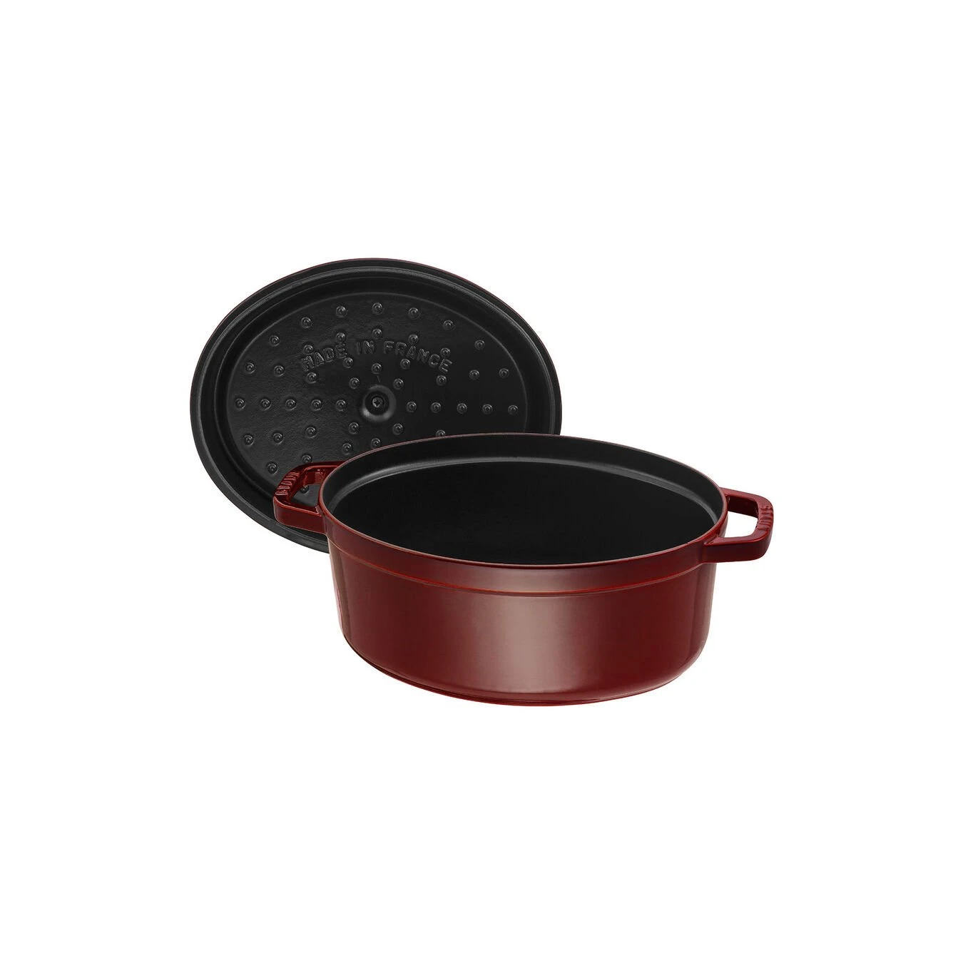 Staub Cocotte Ovale - 31 Cm, Granatina 3 Staub Cocotte Ovale - 31 Cm, Granatina - immagine 3
