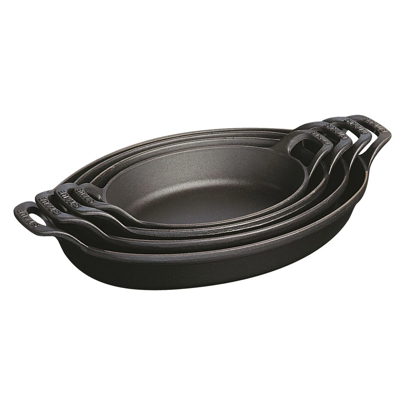 Staub Pirofila Ovale - 28 Cm, Nera 3 Staub Pirofila Ovale - 28 Cm, Nera - immagine 3