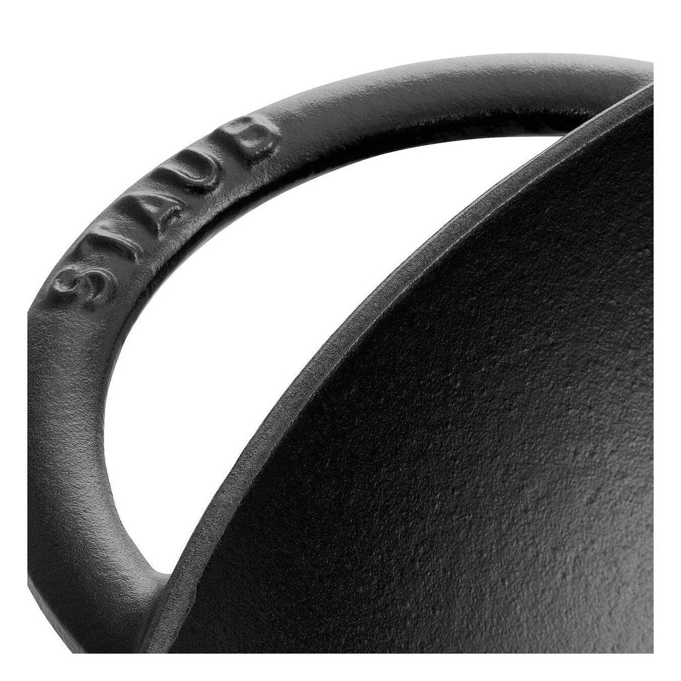 Staub Wok Con Coperchio In Vetro Rotondo - 37 Cm, Nero 2 Staub Wok Con Coperchio In Vetro Rotondo - 37 Cm, Nero - immagine 2