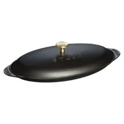 Staub Pirofila Con Coperchio Ovale - 31 Cm, Nero 11 Staub Pirofila Con Coperchio Ovale - 31 Cm, Nero -Staub Shop 40509 400 0 3