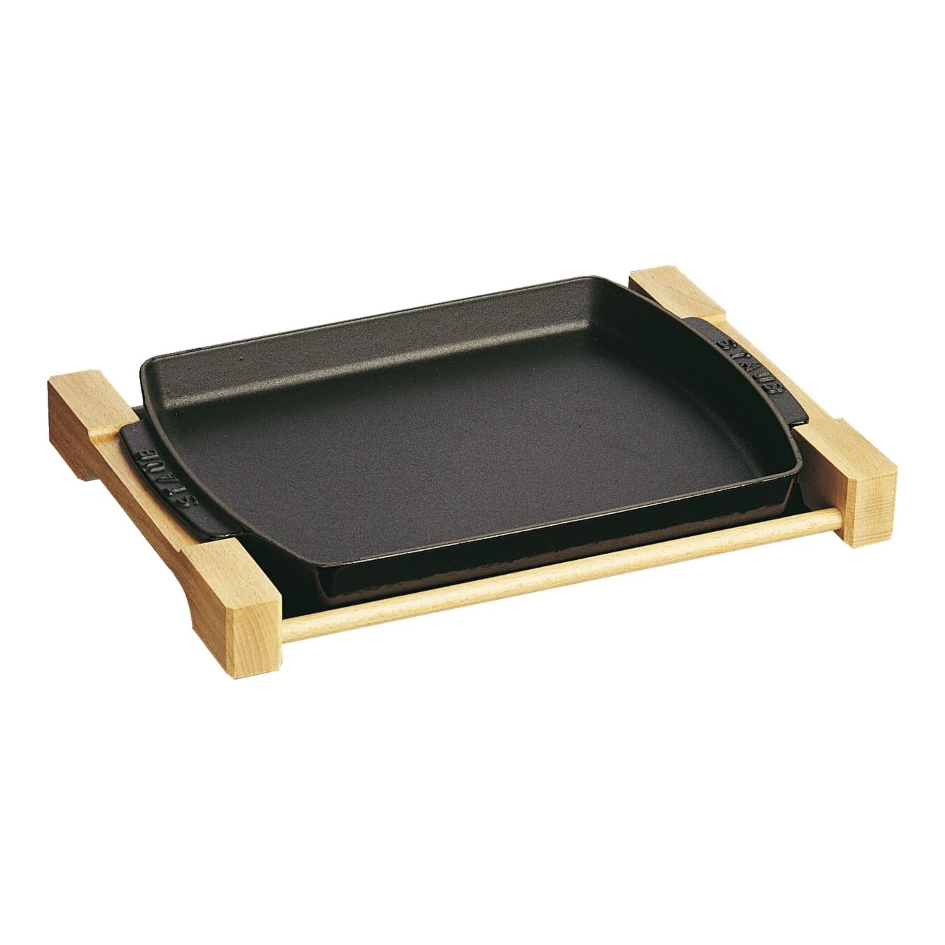 Staub Piatto Da Servizio Rettangolare - 33 Cm X 22 Cm, Nero 1 Staub Piatto Da Servizio Rettangolare - 33 Cm X 22 Cm, Nero