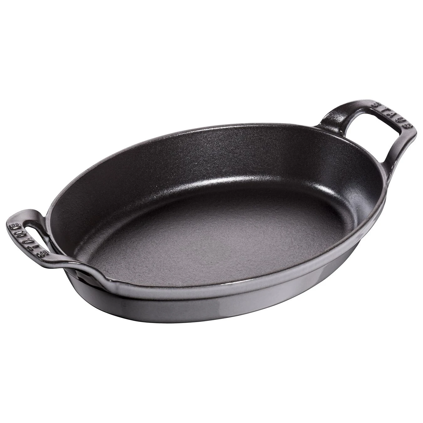 Staub Pirofila Ovale - 24 Cm, Colore Grigio Grafite 1 Staub Pirofila Ovale - 24 Cm, Colore Grigio Grafite